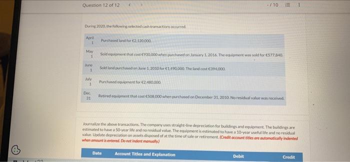 Question 12 Of 12 View Policies Current Attempt In Progress At December 31 2019 Grouper Enterprises Reported The Follo 3