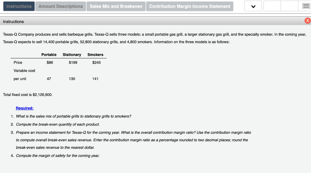 Contribution Margin Ratio Break Even Sales Revenue And Margin Of Safety For Multiple Product Firm 1