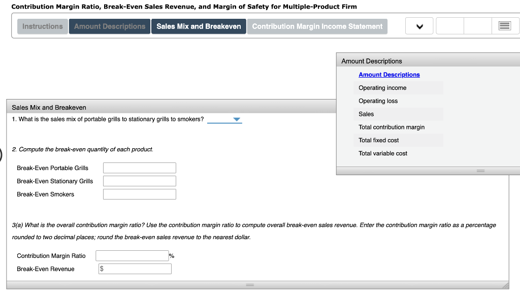 Contribution Margin Ratio Break Even Sales Revenue And Margin Of Safety For Multiple Product Firm 2