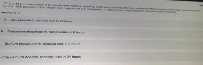 Which Is Correct Concerning The Management Of Erectile Dysfunction Currently Selected B A A Trial Of 2 Doses Of Phosp 8
