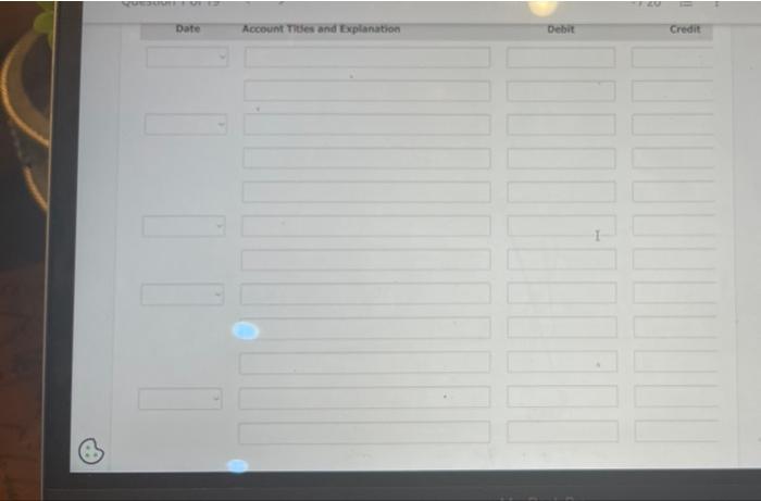 Hw 1 Chapter 15 Question 1 Of 19 View Policies Current Attempt In Progress On January 1 2020 Agassi Corporation Had Th 3