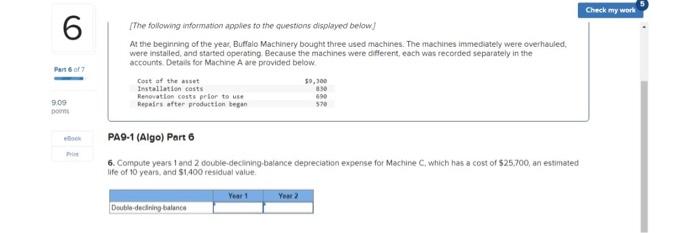 9 09 Porns Book Prive The Following Information Applies To The Questions Displayed Below At The Beginning Of The Year 5