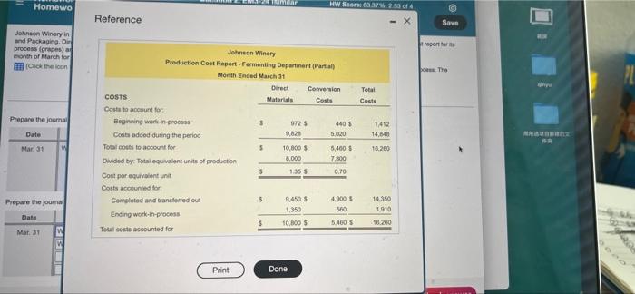 4 Cussion Exam 2 Johnson Winery In Pleasant Valley New York Has Two Departments Fermenting And Packaging Direct Mater 10