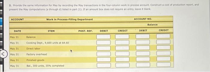 Ebook Print Item Hearty Soup Co Uses A Process Cost System To Record The Costs Of Processing Soup Which Requires The C 3