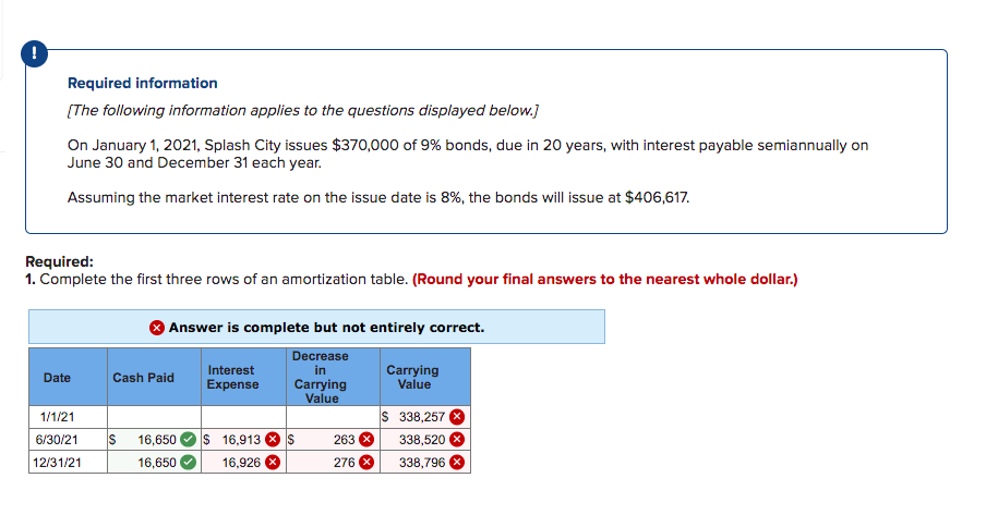 Please Fix What Is In Red Marked With An X And Also Answer The Journal Entry Please Answr Both Questions 1 And 2 1