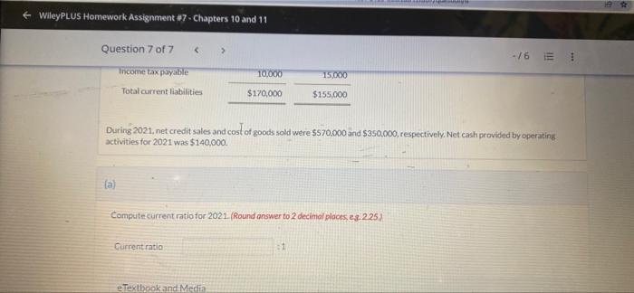 Corsig Corporation Had The Following Comparative Current Assets And Current Liabilities Current Assets Cash Debt Invest 2