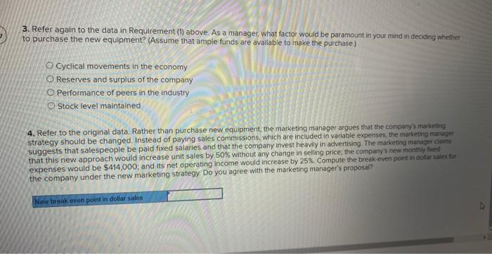 Frieden Company S Contribution Format Income Statement For The Most Recent Month Is Given Below Sales 46 000 Units Var 3