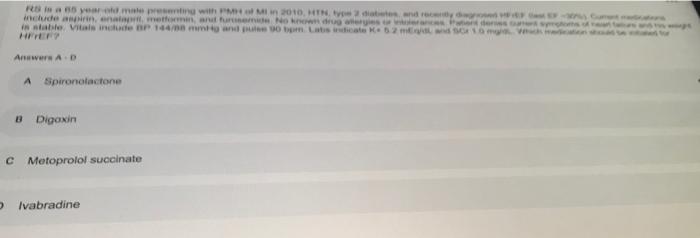 Rye Maping With Mm2010 Htn Dan Include A Metu Turime News In Stable Vitals Include P 144 Mo And Latit 52 Mm Answers Ad 1