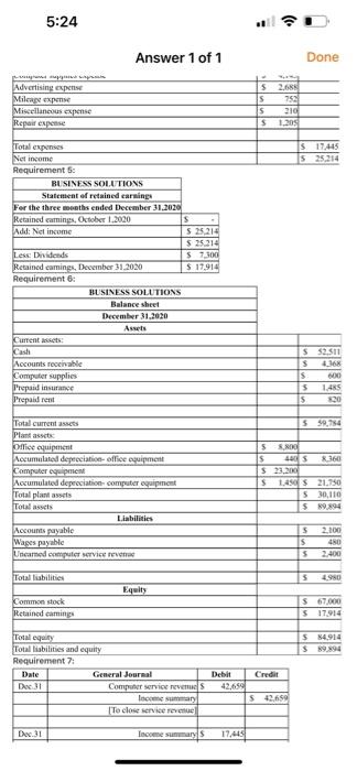 X 4 29 Acct 301 Trial Balances Proje 652 Computer Les Exper 655 Adverting Exp 676 M Expense 677 Miscelane Expenses 68 20