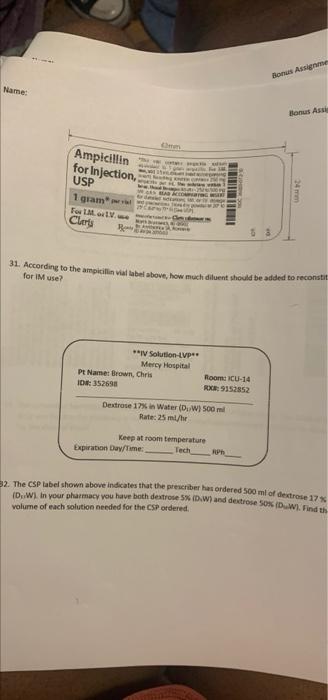 Atom Ampicillin For Injection Usp 1 Guam Clet 3 According To The Activat Below Who Tedd To Cart For Me Sous Merad Pt 2