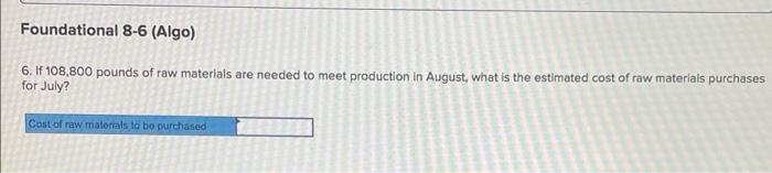 1 Required Information The Foundational 15 Algo Lo8 2 Lo8 3 Lo8 4 Lo8 5 Lo8 7 Lo8 9 L08 10 The Following Info 6