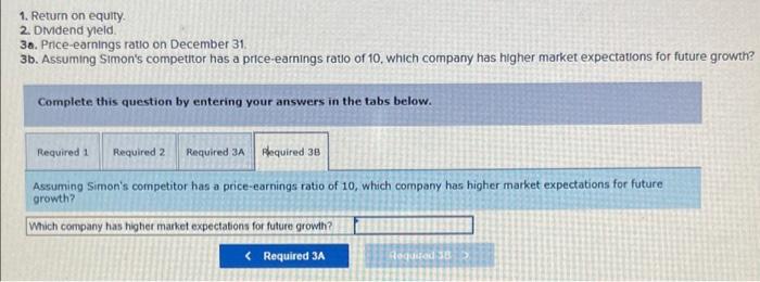 Ces Required Information The Following Information Applies To The Questions Displayed Below Simon Company S Year End 5