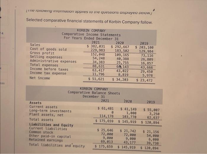 Es 2 Complete The Below Table To Calculate Income Statement Data In Common Size Percents Round Decimal Places Korbi 2