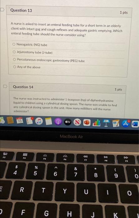 Question 12 1 Pts Irsing Instructor Asked The Student Nurse What Age Range Should The Nurse Consider As The Pediatric 2