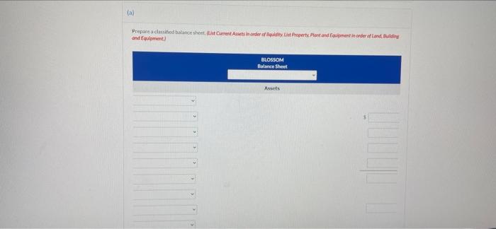 View Policies Current Attempt In Progress Selected Financial Information For Blossom As At December 31 2021 Follows A 6
