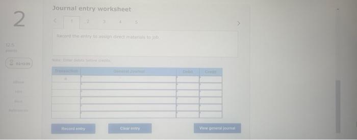 2 25 02 14 00 Custom Cabinetry Has One Job In Process Job 120 Os Of June 30 At That Time Its Job Cost Sheet Reports 2