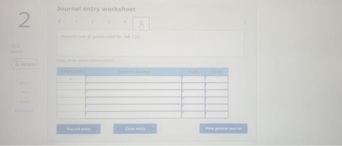 2 25 02 14 00 Custom Cabinetry Has One Job In Process Job 120 Os Of June 30 At That Time Its Job Cost Sheet Reports 6