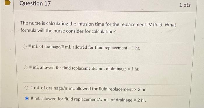 Question 4 1 Pts Which Is True Regarding The 24 Hour Intake And Output Record Select All That Apply It Serves As A Too 3