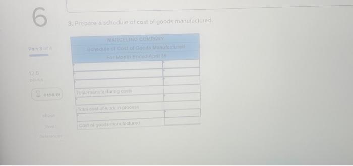 6 Required Information The Following Information Applies To The Questions Displayed Below Marcelino Co S March 31 Inve 2
