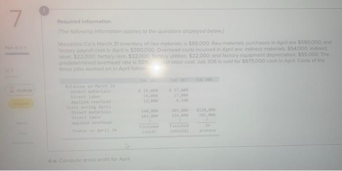 7 Required Information Rean Apri Puithsesi Apa 550 000 Materiah 54 000 Indi Stion 55 000 The Chap 15 Homework 7 Haw 3
