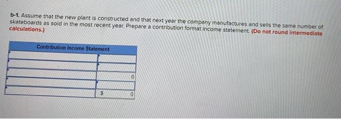 Frieden Company S Contribution Format Income Statement For The Most Recent Month Is Given Below Sales 45 Eee Units Va 4