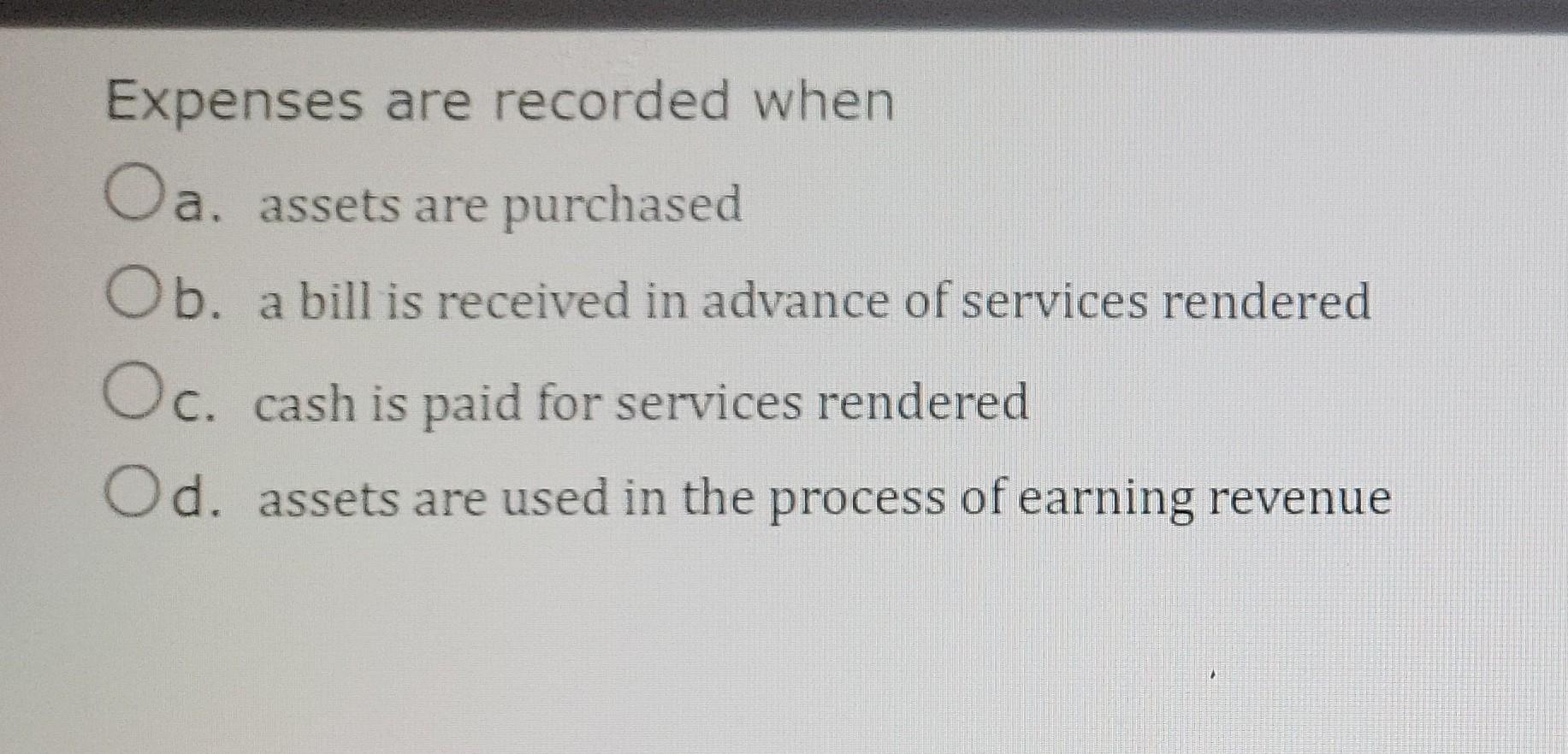Owner S Withdrawals Oa Increase Cash Ob Increase Expenses Oc Decrease Expenses Od Decrease Owner S Equity Which Of 5