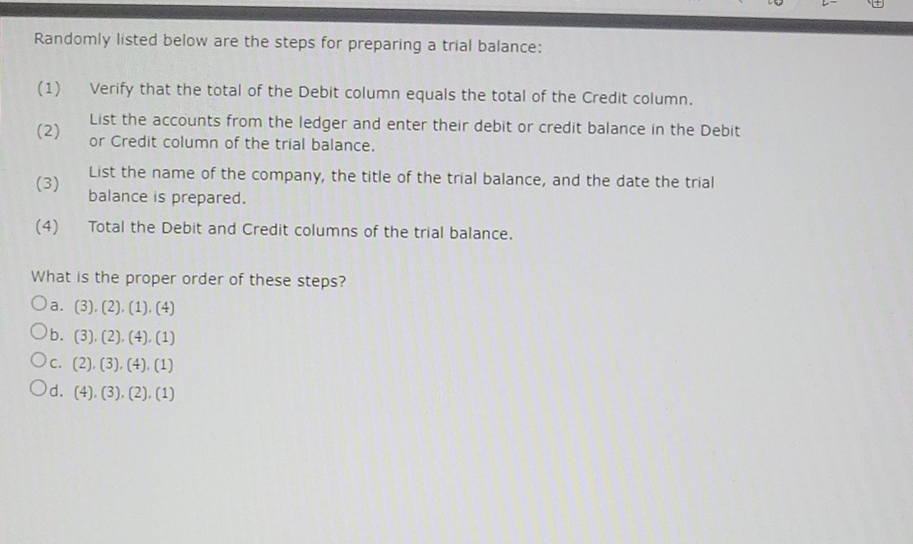 The Process Of Initially Recording A Business Transaction Is Called Da Journalizing Ob Posting Oc Balancing Od Closi 5
