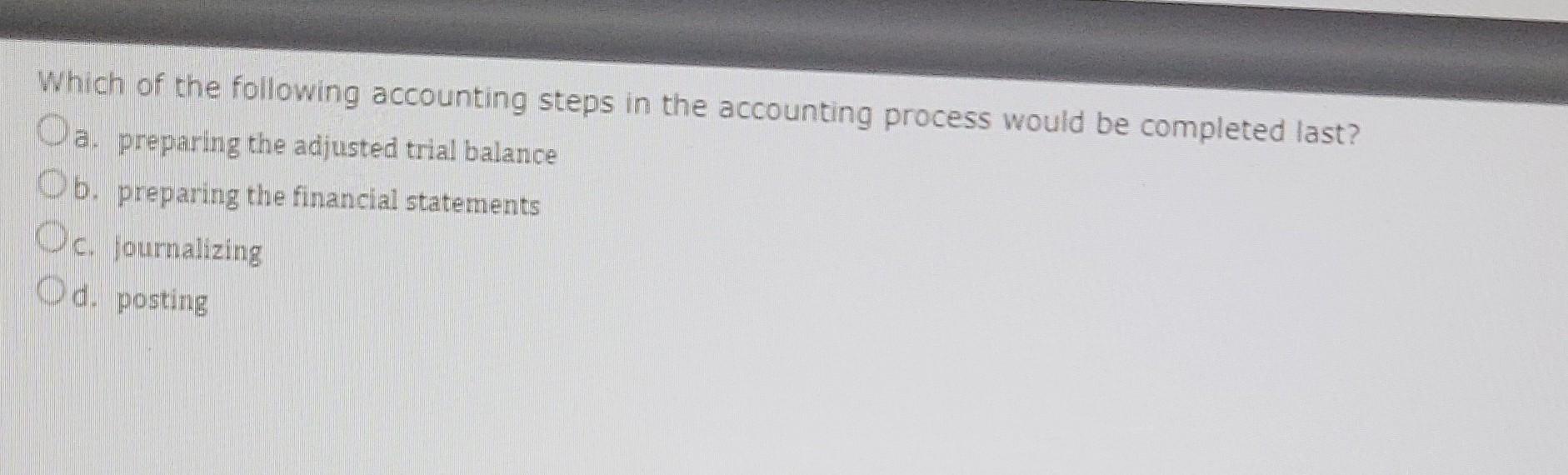 Adjusting Entries Are Oa The Same As Correcting Entries Ob Rarely Needed In Large Companies Oc Needed To Bring Accoun 3