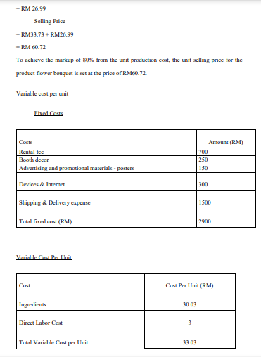 The Products That We Plan To Sell Are Flower Bouquets Product Description Flower Bouquet Cost Behaviour Carnation Bundl 4
