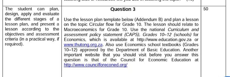 The Student Can Plan Design Apply And Evaluate The Different Stages Of A Lesson Plan And Present A Lesson According T 1