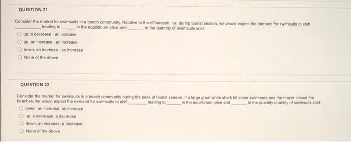 Question 25 Consider The Market For College Education If The Number Of High School Graduates Falls While Simultaneously 3