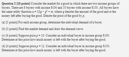For Part B Draw The Demand Curve Using Excel Or Any Online Software Type The Full Detailed Solution Don T Post Pic 1