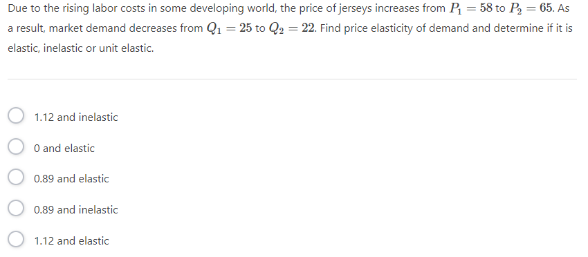 Due To The Rising Labor Costs In Some Developing World The Price Of Jerseys Increases From P 58 To P 65 As A Res 1