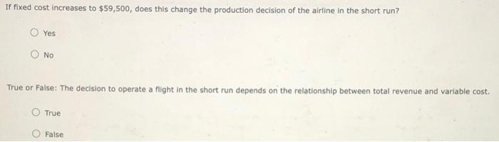 Consider An Airline S Decision About Whether To Cancel A Particular Flight That Hasn T Sold Out The Following Table Pro 4