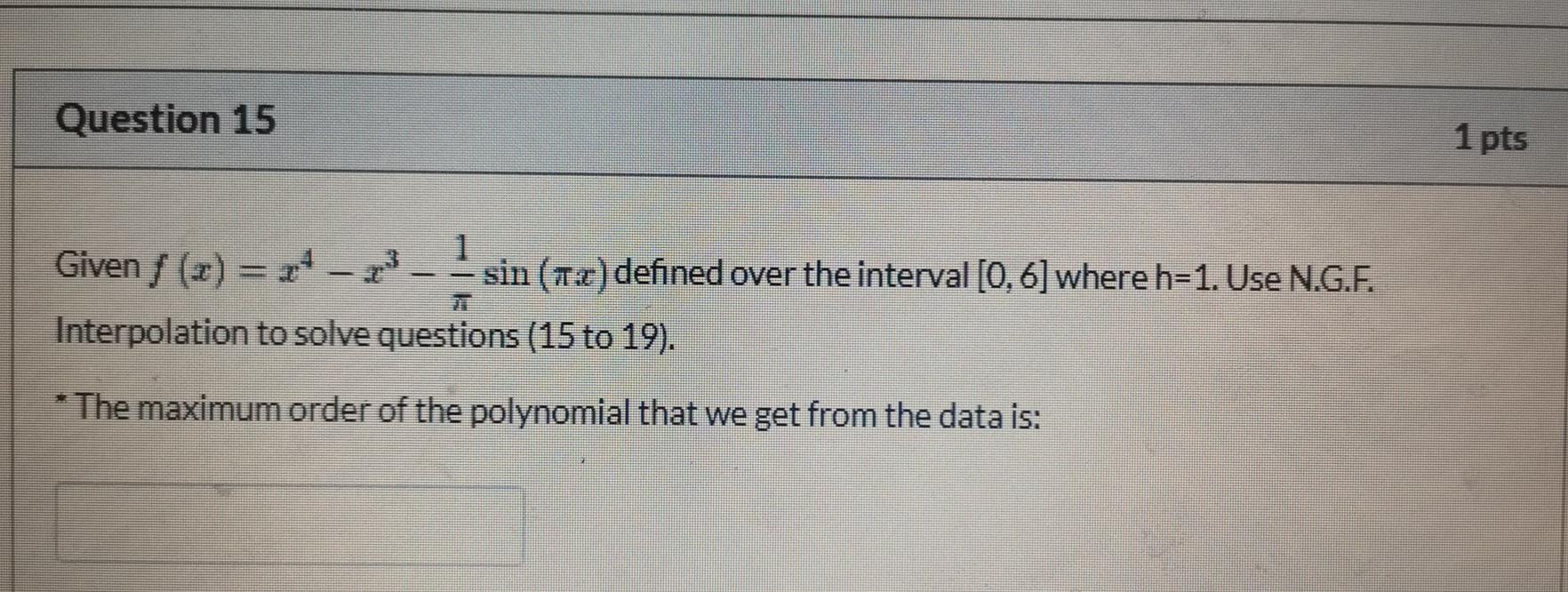 Question 17 Starting From X 1 Dp4 X Dx Atx 1 Is Question 18 Starting From X 2 The Absolute Error Dp2 X Dx Df 1