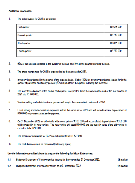 Section A Answer All The Questions In This Section Question 1 Read The Information Below And Answer The Following Quest 3
