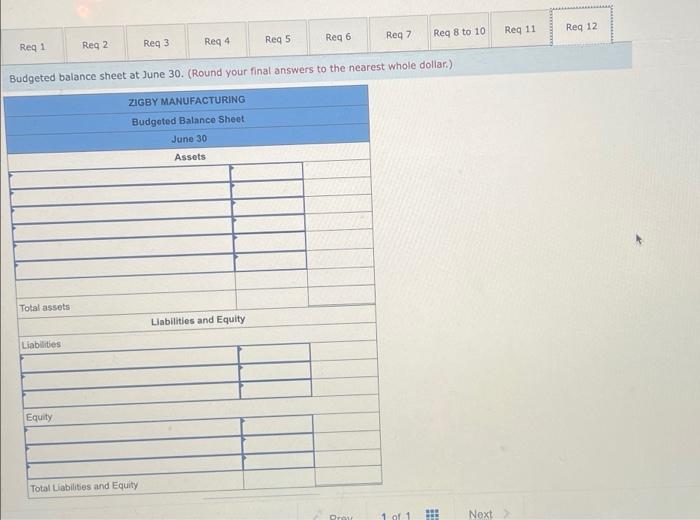 The Management Of Zigby Manufacturing Prepared The Following Balance Sheet For March 31 Zigby Manufacturing Balance She 13