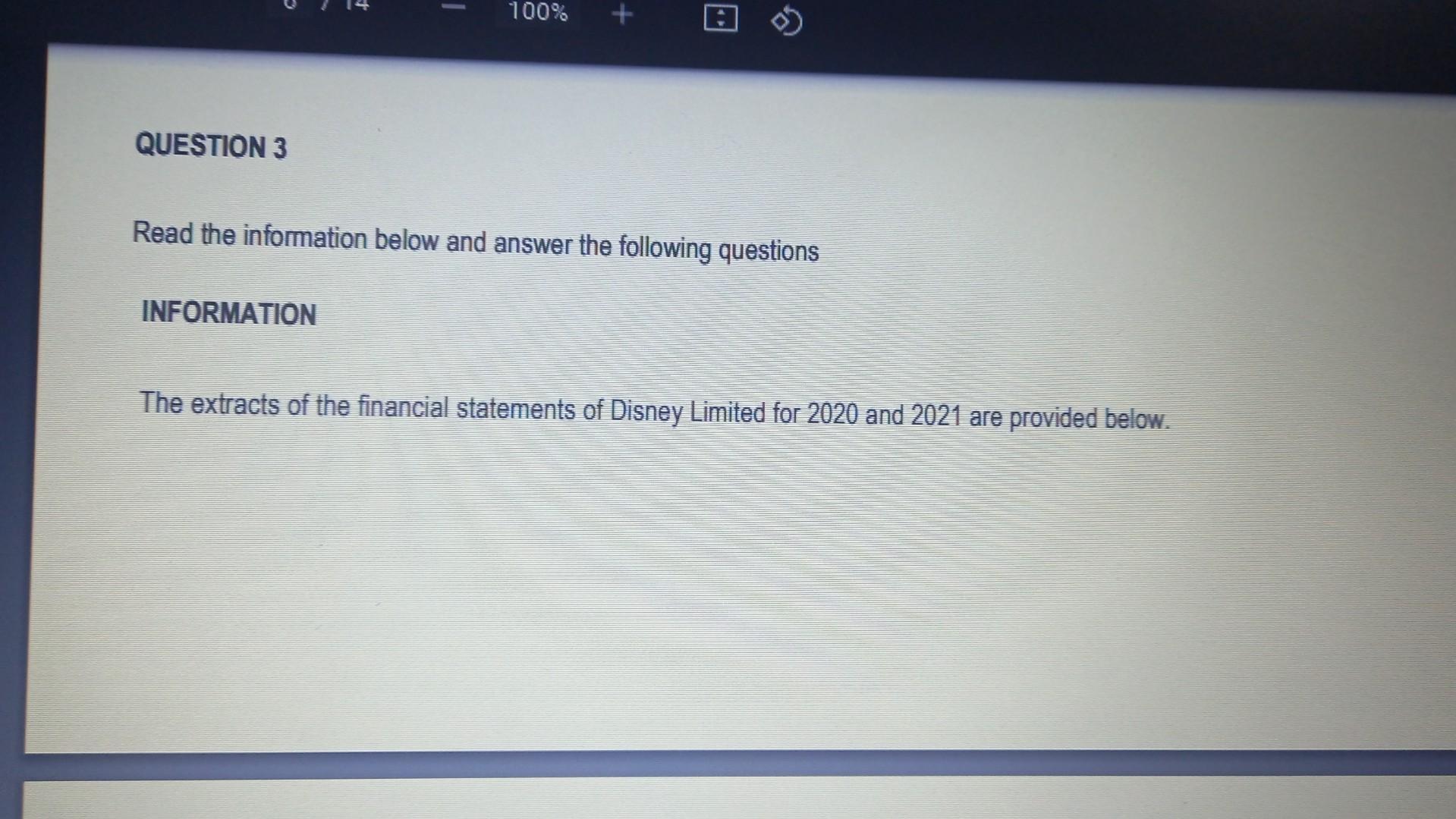 Question 3 Information 1 100 S Read The Information Below And Answer The Following Questions The Extracts Of The Fi 1