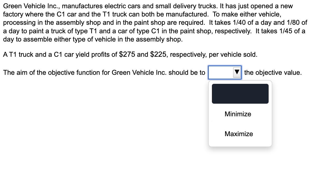 Green Vehicle Inc Manufactures Electric Cars And Small Delivery Trucks It Has Just Opened A New Factory Where The C1 1