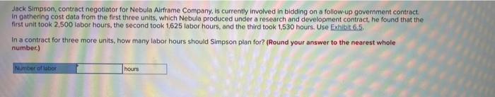 Jack Simpson Contract Negotiator For Nebula Airframe Company Is Currently Involved In Bidding On A Follow Up Governmen 1