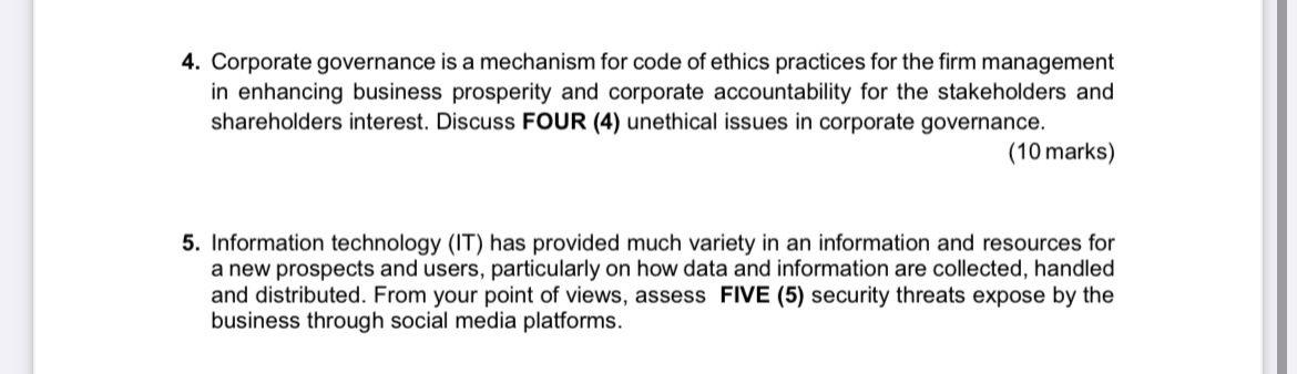 4 Corporate Governance Is A Mechanism For Code Of Ethics Practices For The Firm Management In Enhancing Business Prospe 1