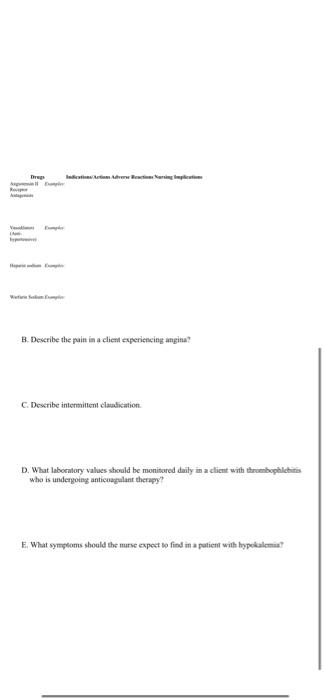 A Complete Spaces In Blank Include References Indications Action Advere Remedies Nursing Implication Telkens Calm Canne 2