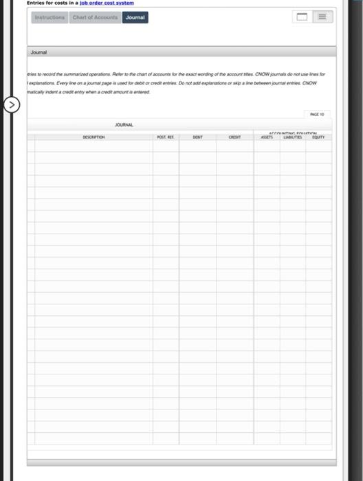 Barnes Company Uses A Job Order Cost System The Following Data Summarize The Operations Related To Production For Octob 4