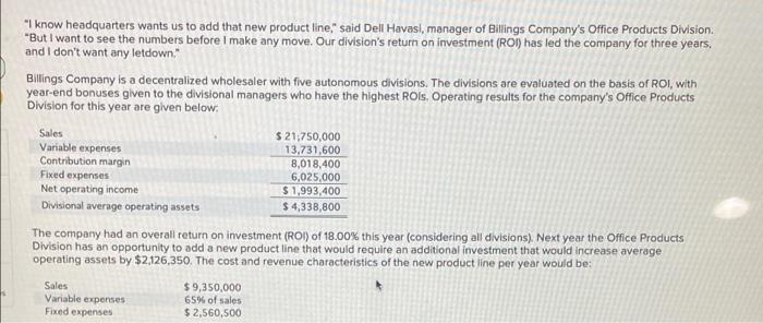 I Know Headquarters Wants Us To Add That New Product Line Said Dell Havasi Manager Of Billings Company S Office Prod 1