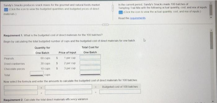 Sandy S Snacks Produces Snack Mixes For The Gourmet And Natural Foods Market Cack The Icon To View The Budgeted Quantit 1