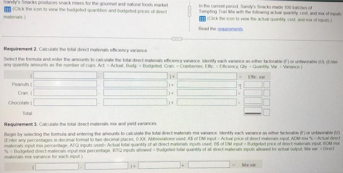 Sandy S Snacks Produces Snack Mixes For The Gourmet And Natural Foods Market Cack The Icon To View The Budgeted Quantit 2