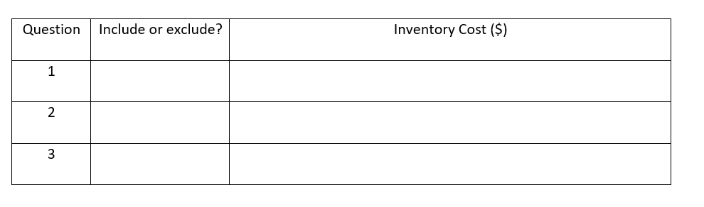 Question 1 Inventory Ownership Lo1 You Are In Charge Of The Year End Inventory Count For Omg Luggage S December 31 201 1