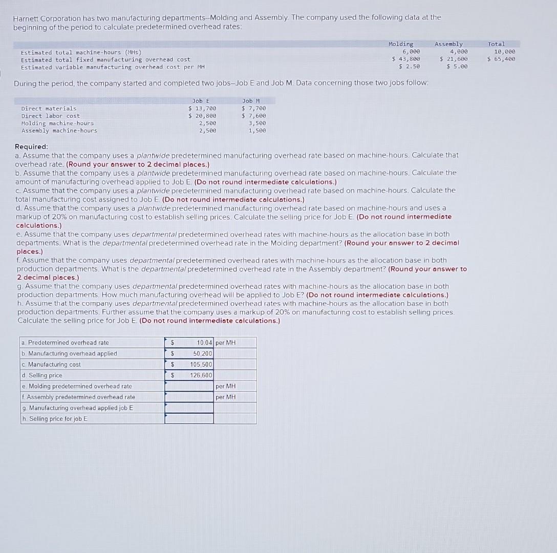 Stangl Incorporated Has Provided The Following Data For The Month Of September There Were No Beginning Inventories Con 2