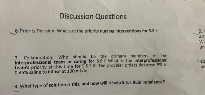 Case Study Fluid And Electrolyte Imbalanc An S S A 63 Yr Old White Woman With Acute Lymphocytic Leukemia Has Been Rec 4
