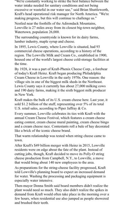Lowville N Y When The Philadelphia Cream Cheese Factory Here Started Making String Cheese Too In The Summer Of 20 3
